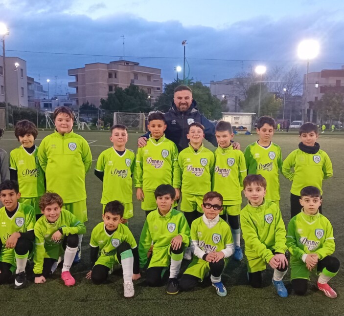Squadra di calcio piccoli amici